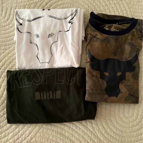 Set of three Project Rock Women’s workout tops. - Picture 1 of 4